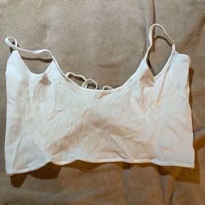 Cross back shien tank top